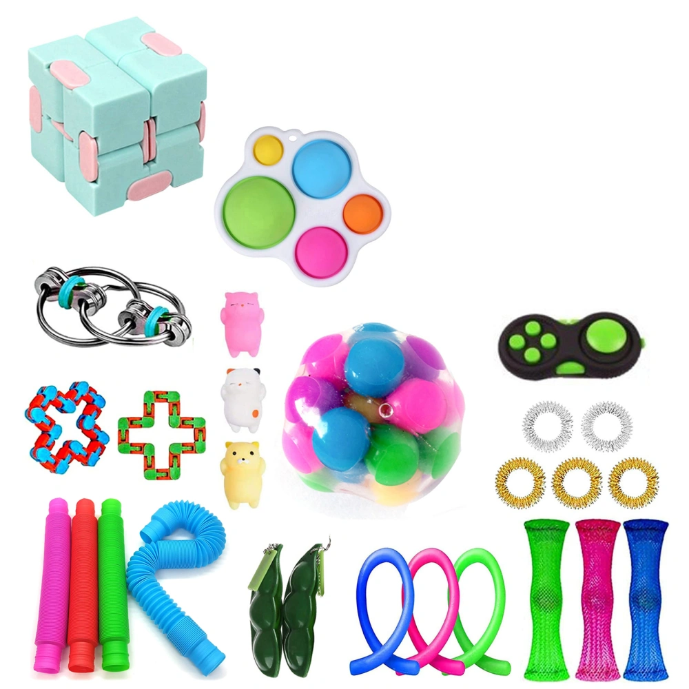 Sensory Fidget Toys Set, 19/26Pcs Flippy Chain Stress Relief Hand Toys