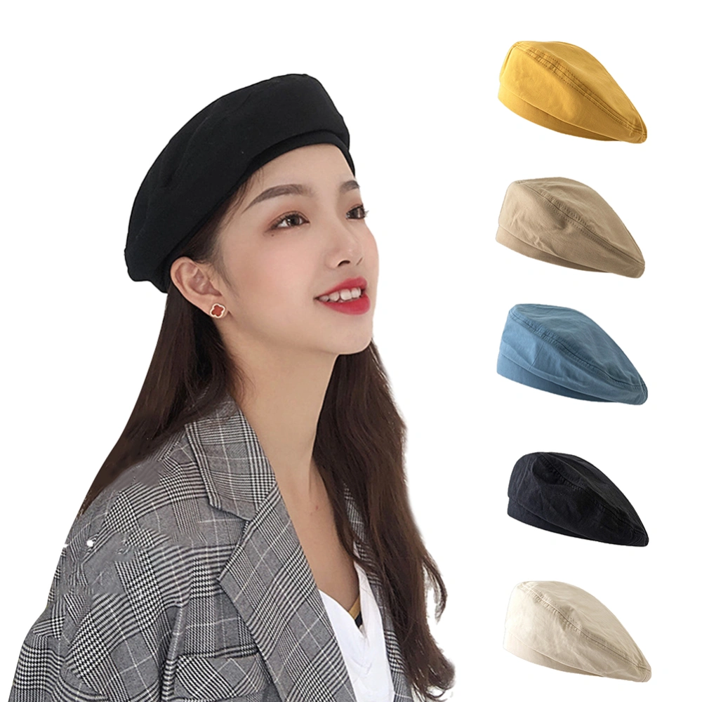 Women Berets Hat British Retro Spring Autumn Korean Version Cap Accessories