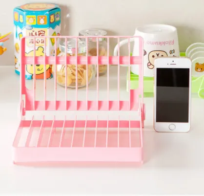 Multifunctional Storage Kitchen Dish Rack Foldable Container Shelf