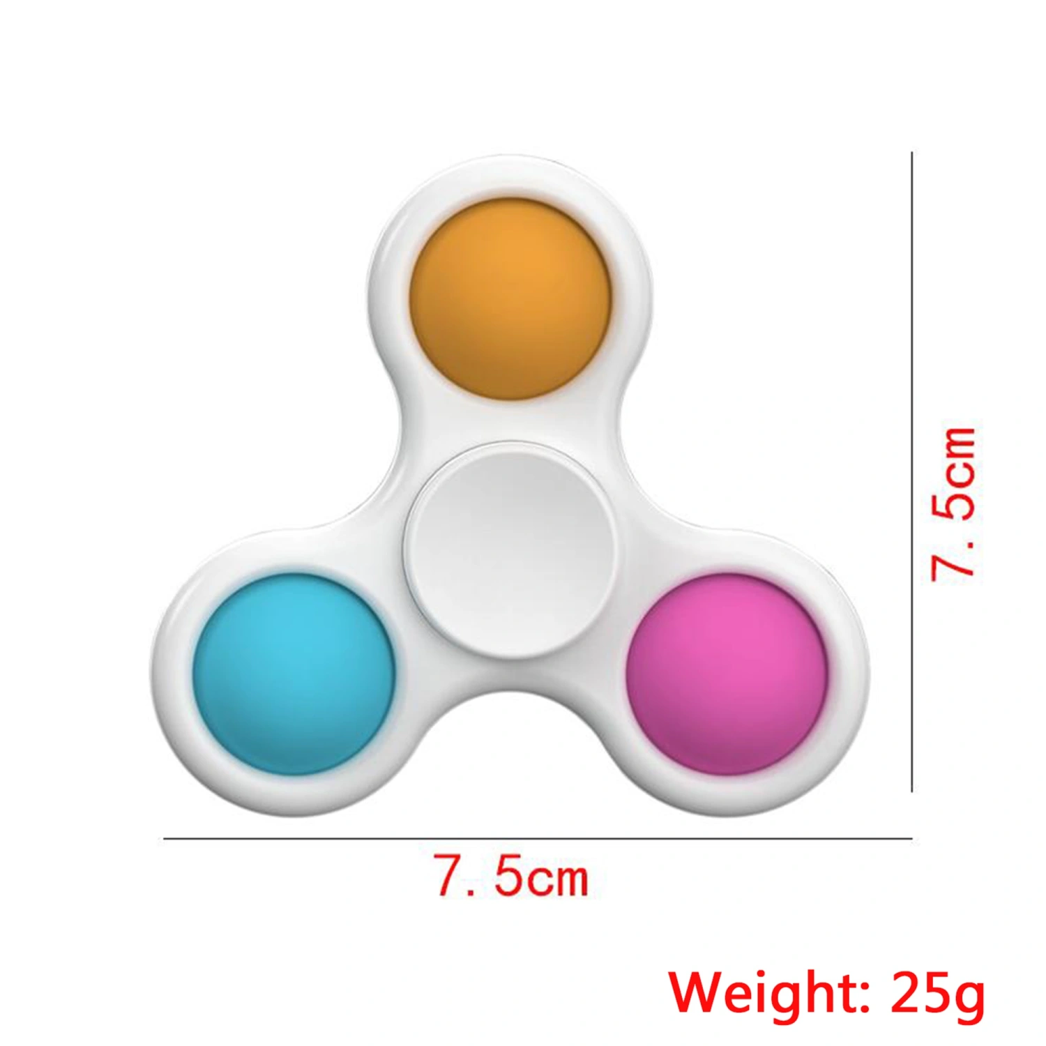 Simple Dimple Fidget Toy Handheld Push Pop Bubble Squeeze Sensory Toy