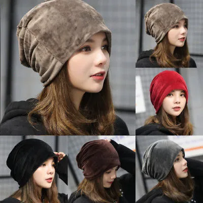 Ladies Leisure Hat Monochrome Cute Stylish Outdoor Pullover Cap