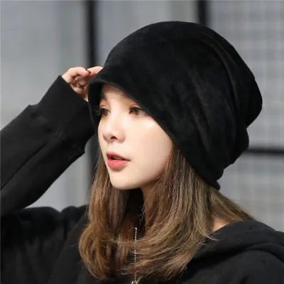 Ladies Leisure Hat Monochrome Cute Stylish Outdoor Pullover Cap