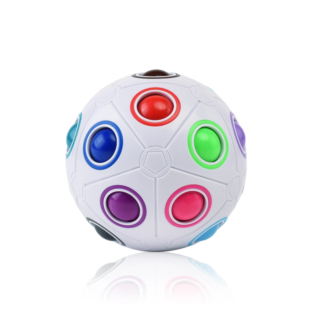 Football Fidget Cube Toy, Magic Rainbow Ball for Children, Adults