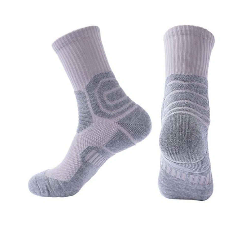 Adults Socks, Contrast Color Compression Stockings Medium Tube Socks