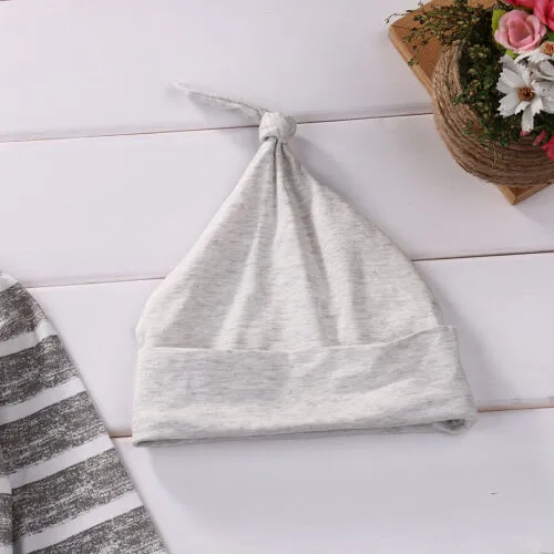 Newborn Baby Cotton Hats Infant Soft Wave Point Winter Warm Beanies