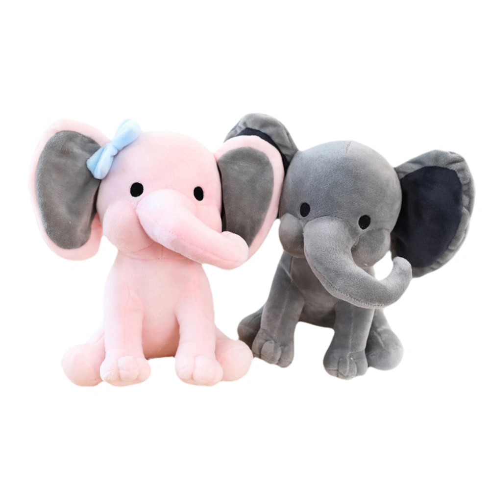 Elephant Stuffed Animal, Cute Elephant Plush Doll for Kids Toddlers