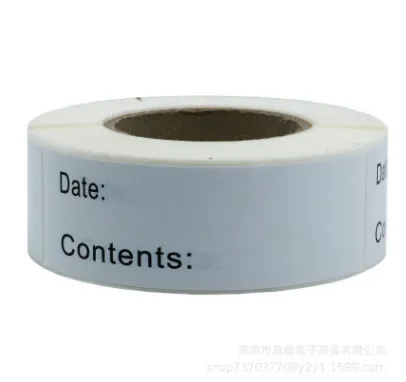 Self-Adhesive Label Food Mark Date Label Roll Paper Marking Tools