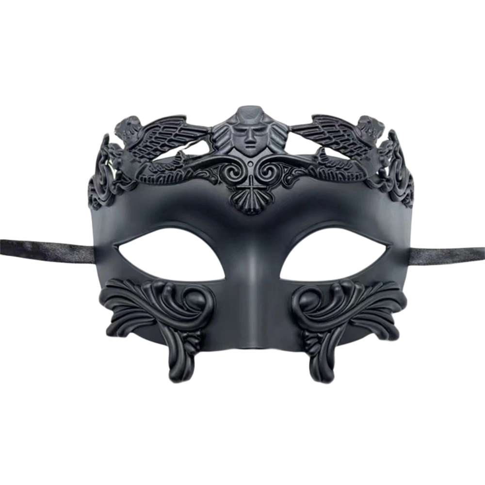 Men's Masquerade Face Covering, Roman Mardi Gras Half Face Covering