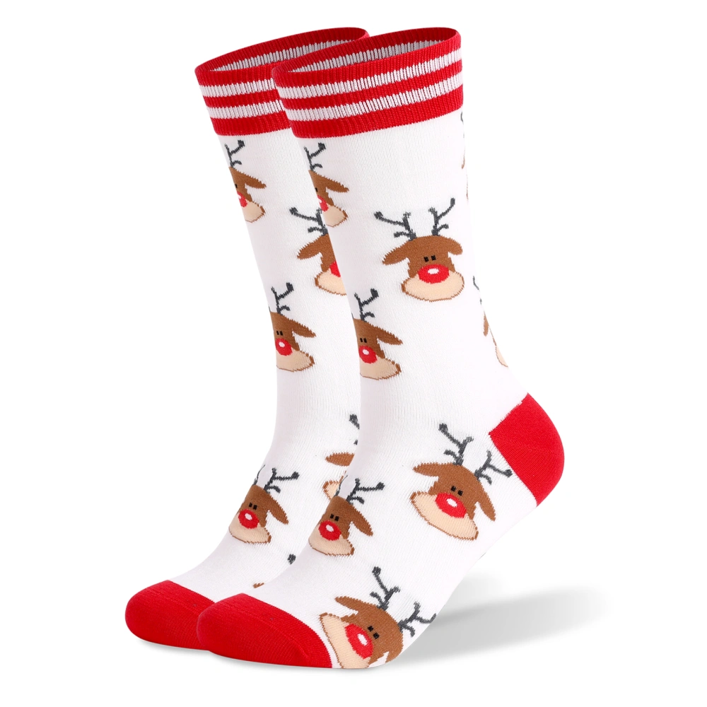 Christmas Knee-high Stockings, Autumn Unisex Mid-calf Length Socks