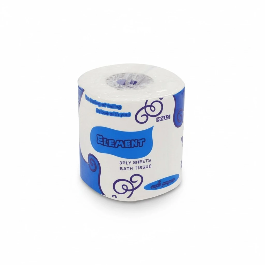 Silky Smooth Toilet Paper Premium 3-Ply Home Recycled Toilet Tissue-1 pack of tissues
