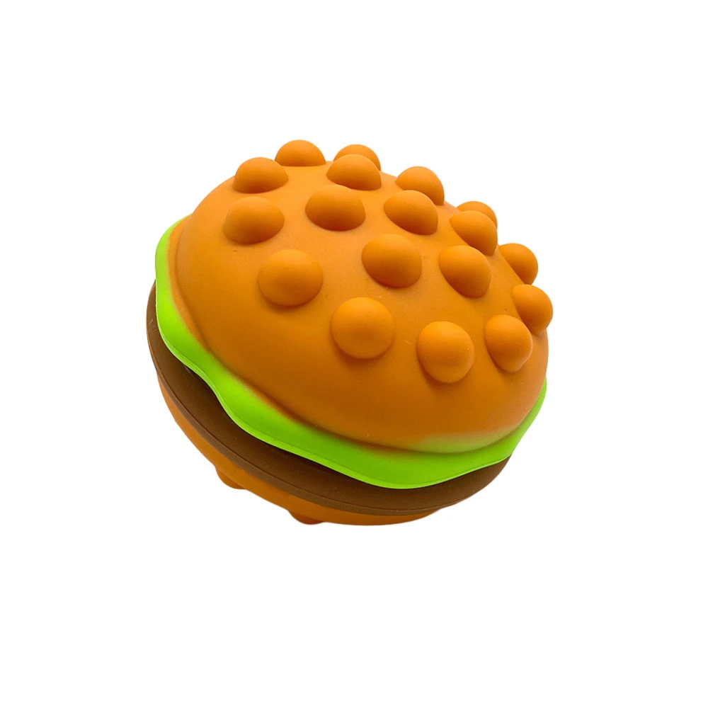 Adult Children Fidget Toy, Hamburger Shape Game Prop Mini Plaything