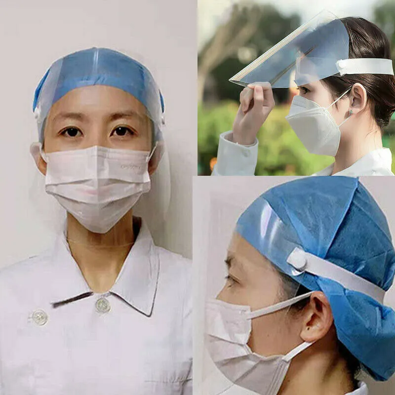 Transparent Flip Safety Protective Mask Adjustable Full Face Shield