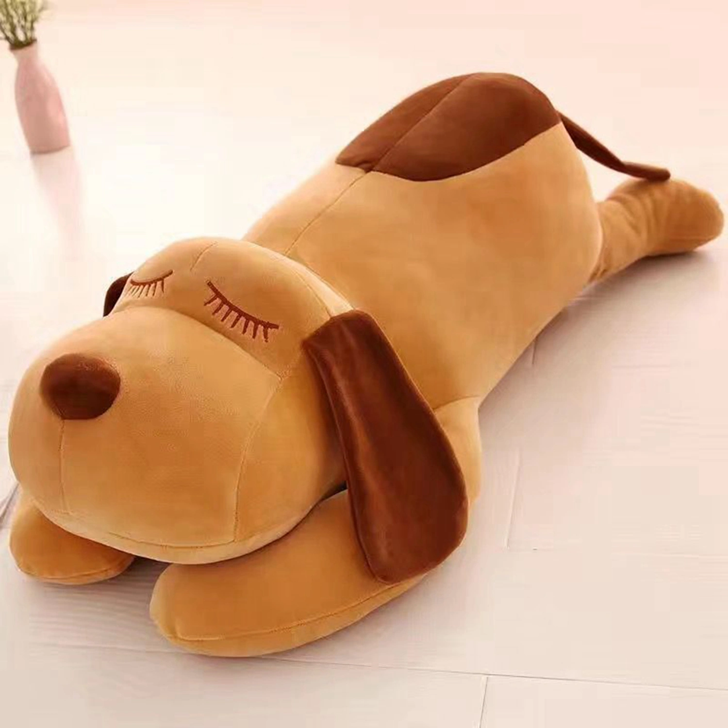 Cartoon Dog Shape Plush Toy, Soft Stuffed Animal Doll Throw Pillow