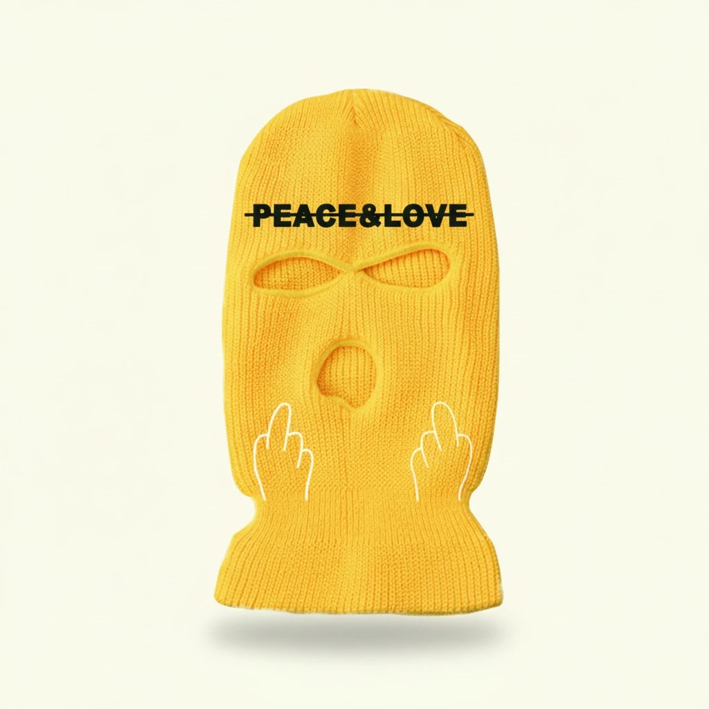 Women Men Ski Mask, Knit 3-hole Full-face Outdoor Head Cover 