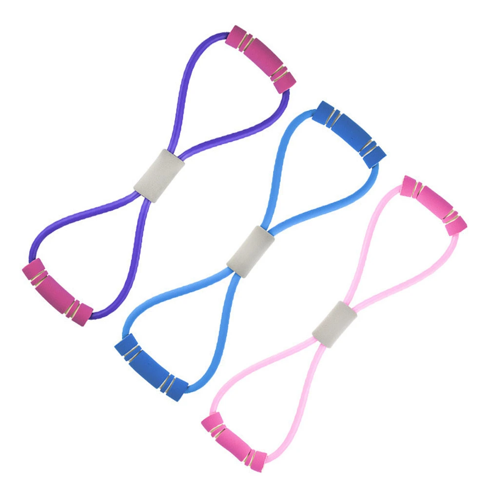 8-Shaped Exercise Resistance Band, Chest Fitness Workout Yoga Stretch Bands