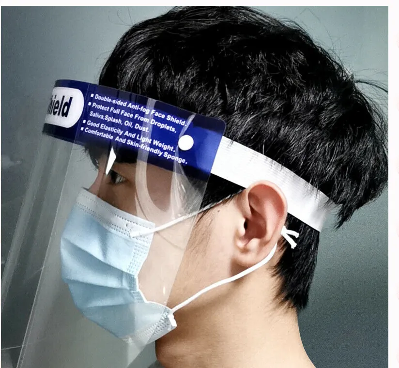 High Quality Face Mask Full Design Letter Transparent Anti Virus Isolation Mask