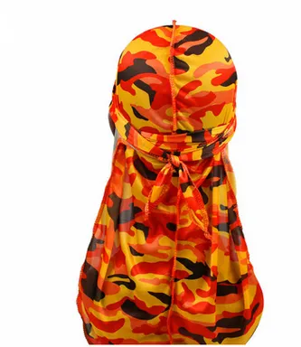 Female Hat, Camouflage Print Turban Hat Headscarf Headwear Headwrap