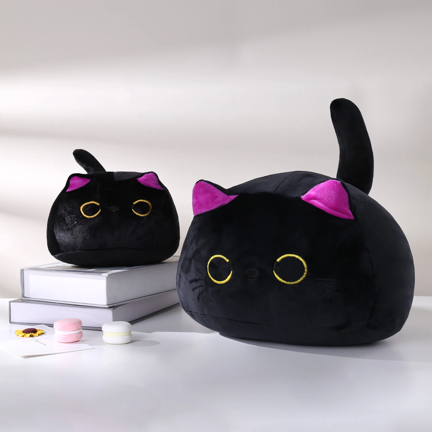 Soft Throw Pillows Cute Cartoon Cat Sofa Pillows Cushion Plush Toy