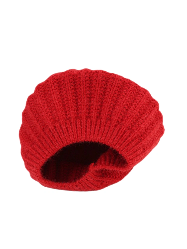 Children's Two-color Beret, Baby Fur Hat for Spring, Autumn, Winter