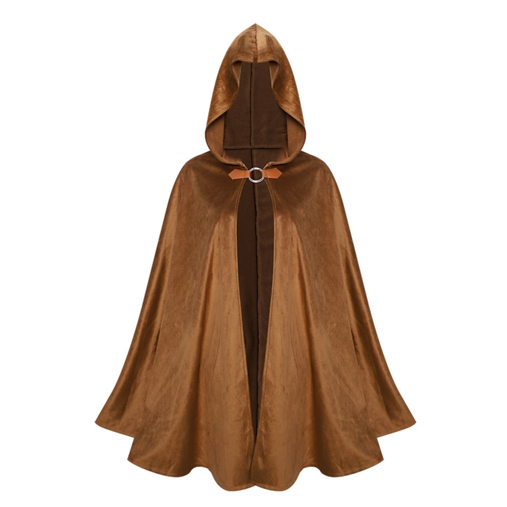 Women Halloween Costumes Retro Hooded Medieval Cape for Cosplay 