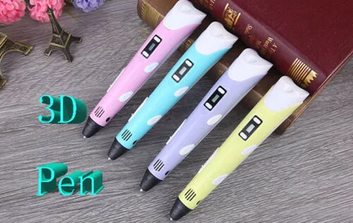 3D Printing Pen Low Temperature LCD Screen Painting Kid Safe Toy