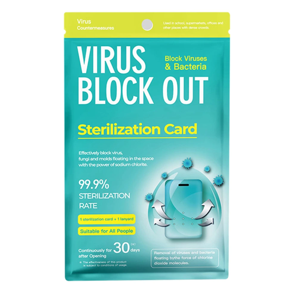 Antibacterial Disinfection Card, Multiple Purpose Anti-Virus Helper