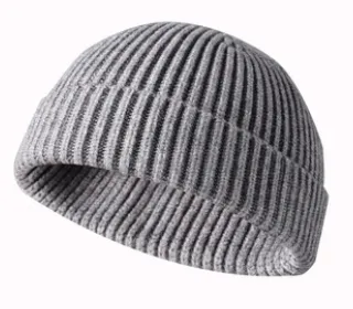 Men Women Winter Knitted Hat Pure Color Hip Hop Retro Cap Girl Boy Beanies