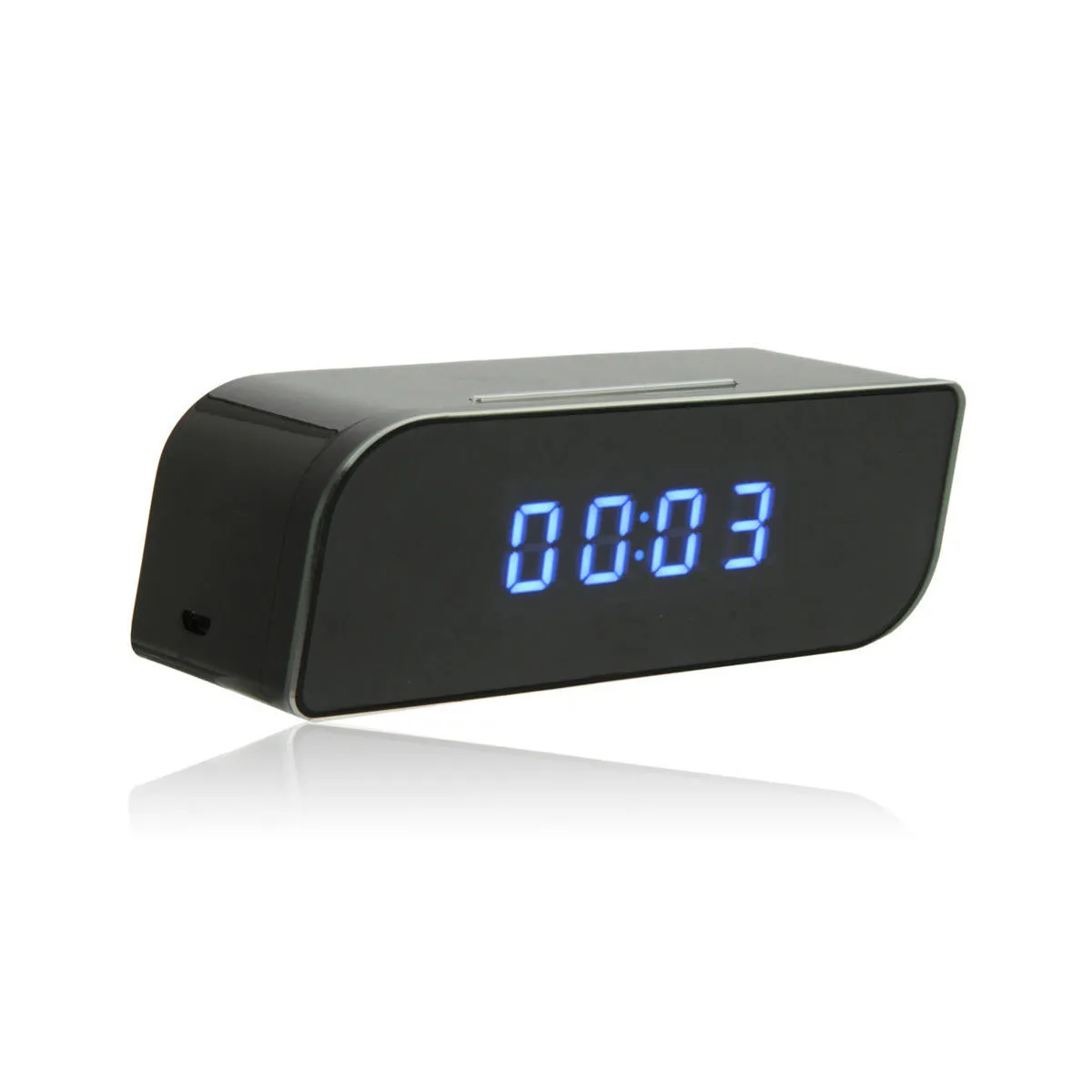 WiFi Hidden Camera Alarm Clock, Night Vision Motion Detector