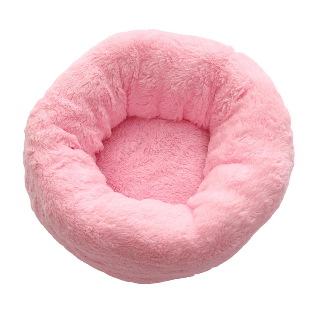 Plush Kennel for Small Medium Size Dog, Cozy Round Nest for Cat Puppy