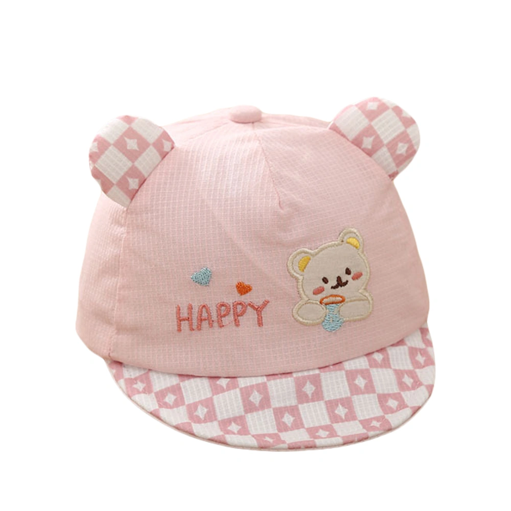 Baby Baseball Cap Cartoon Cat Embroidery Trucker Hat Beach Sun Hat 