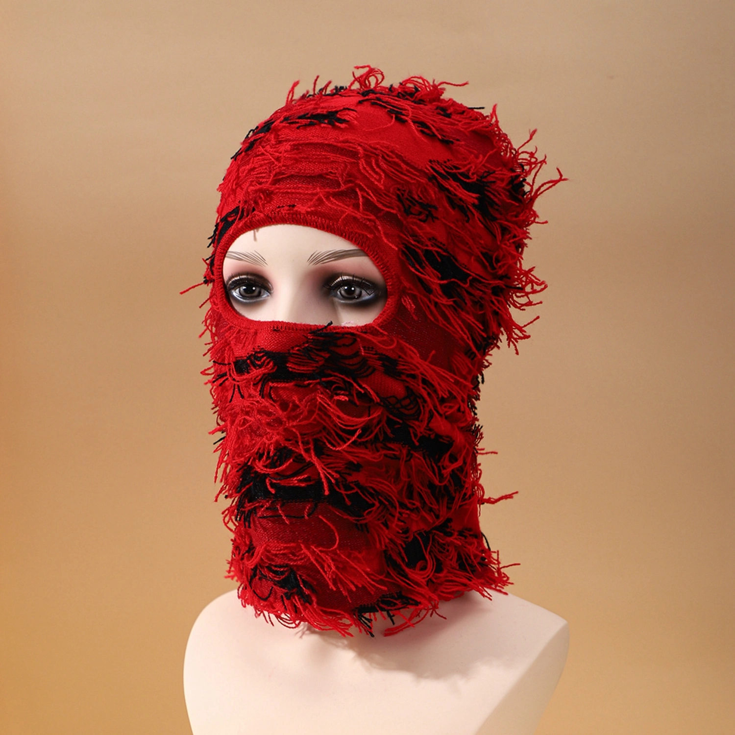 Women Men Distressed Balaclava Neck Warmer Camouflage Face Coverings