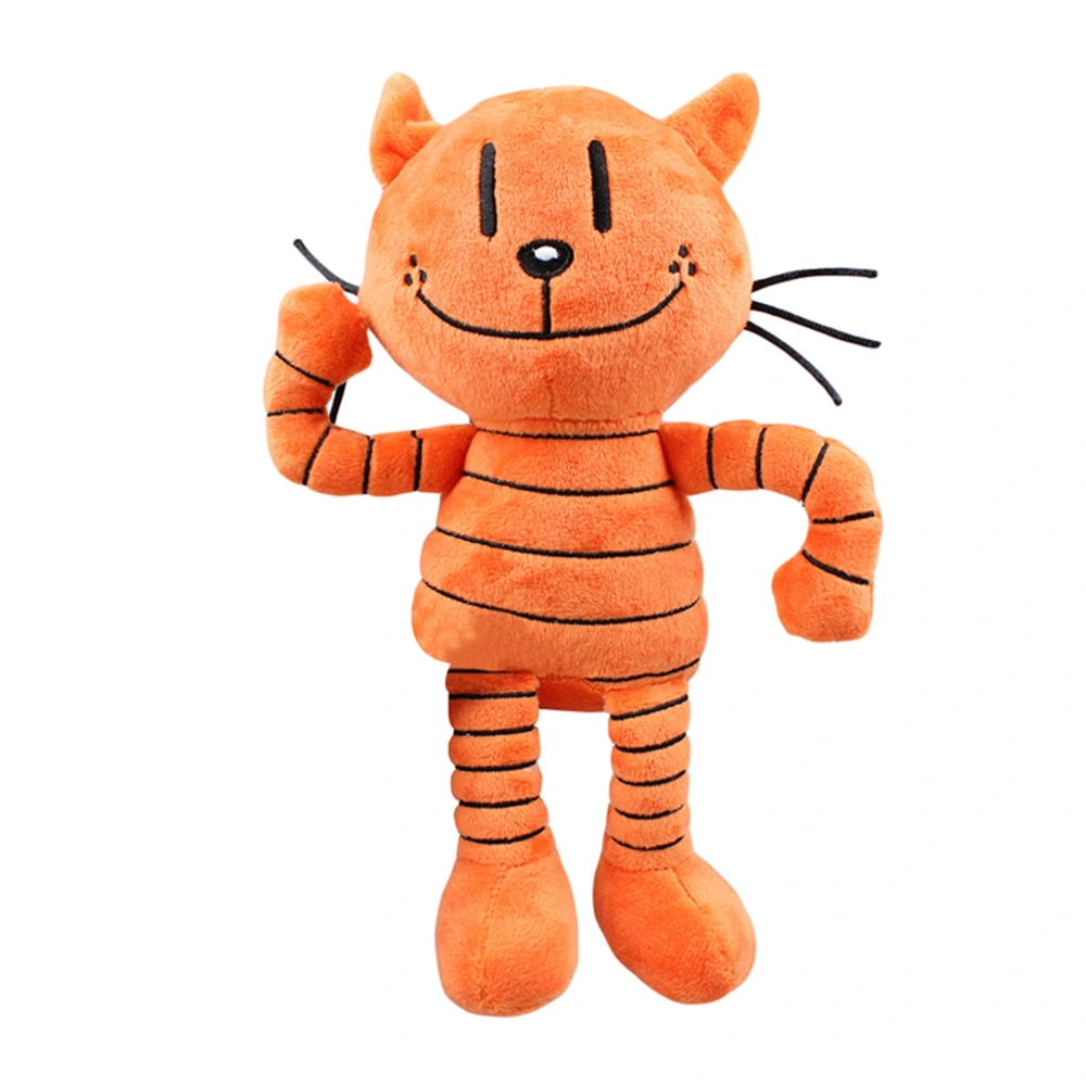 Cartoon Cat Plush Toy, Funny Stuffed Animal Adventure Cat Doll