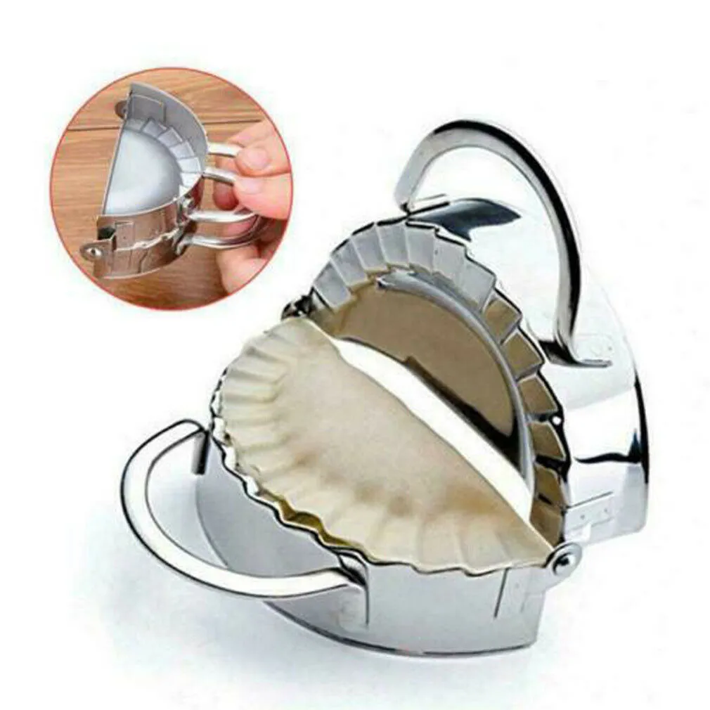 Stainless Steel Dumpling Mould Cutter Dough Press Pie Maker Set
