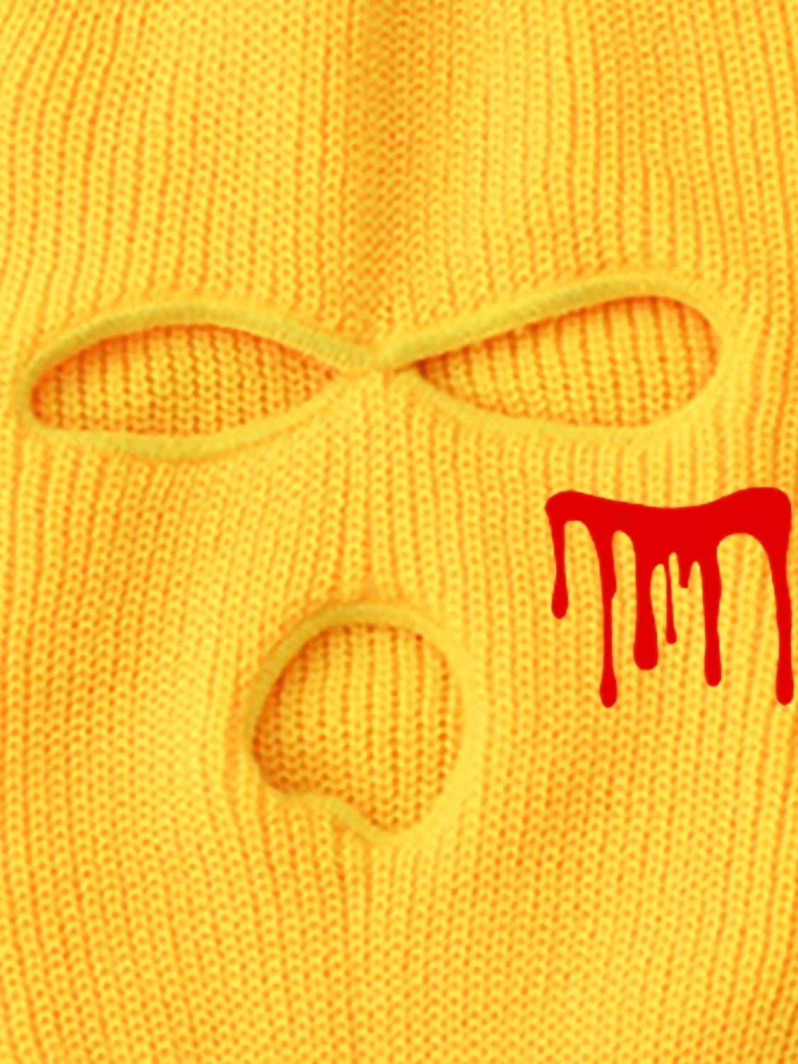 3-Hole Knitted Full Face Wear Fashion Embroidery Adult Ski Balaclava