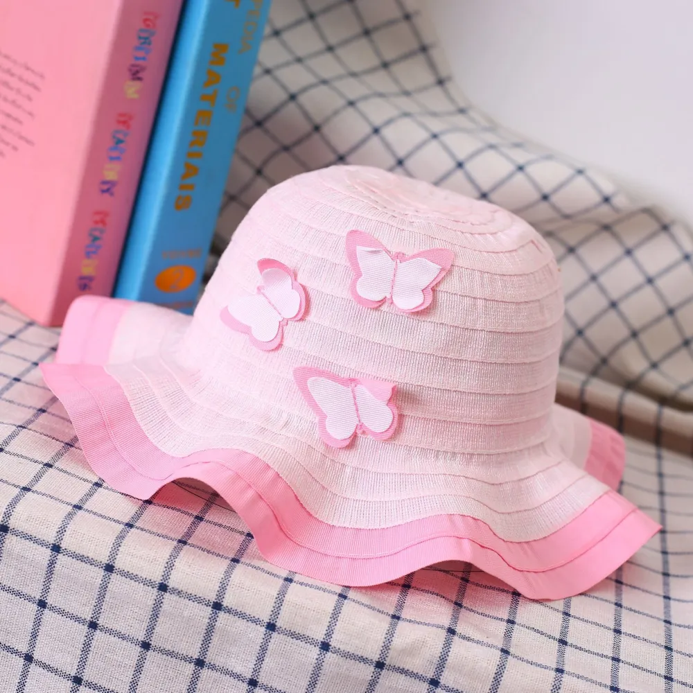 Summer Cute Baby Sun Hat 3D Butterfly Print Baby Boy Girl Hat