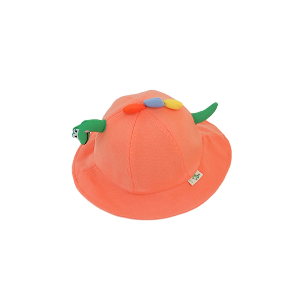 Baby Summer Dinosaur Bucket Hat Sun Protection Wide Brim Fisherman Hat