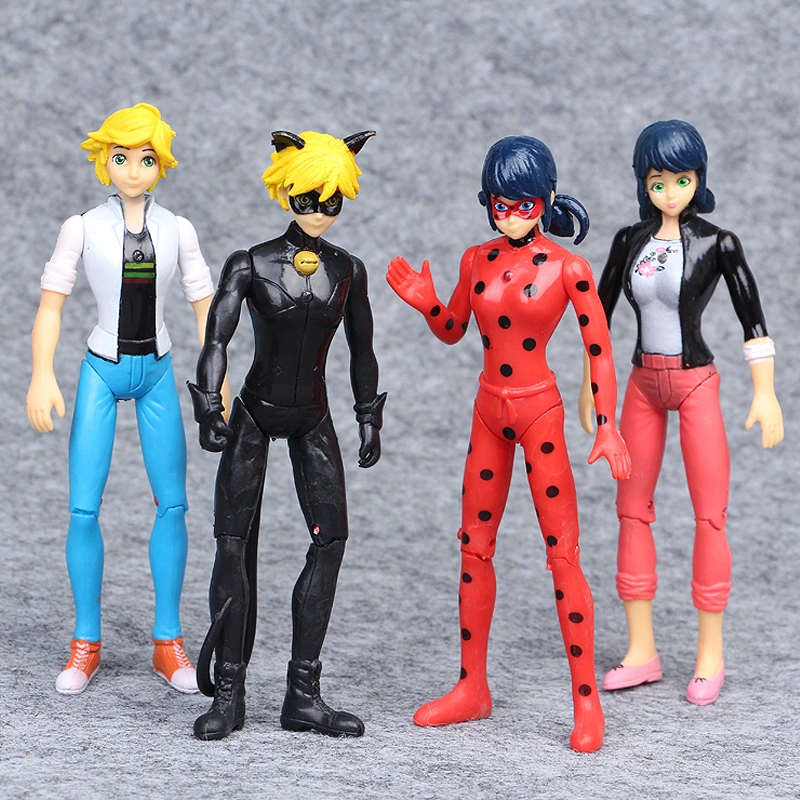 5.5 Inch Miraculous Ladybug Action Figures with Light Doll Gift
