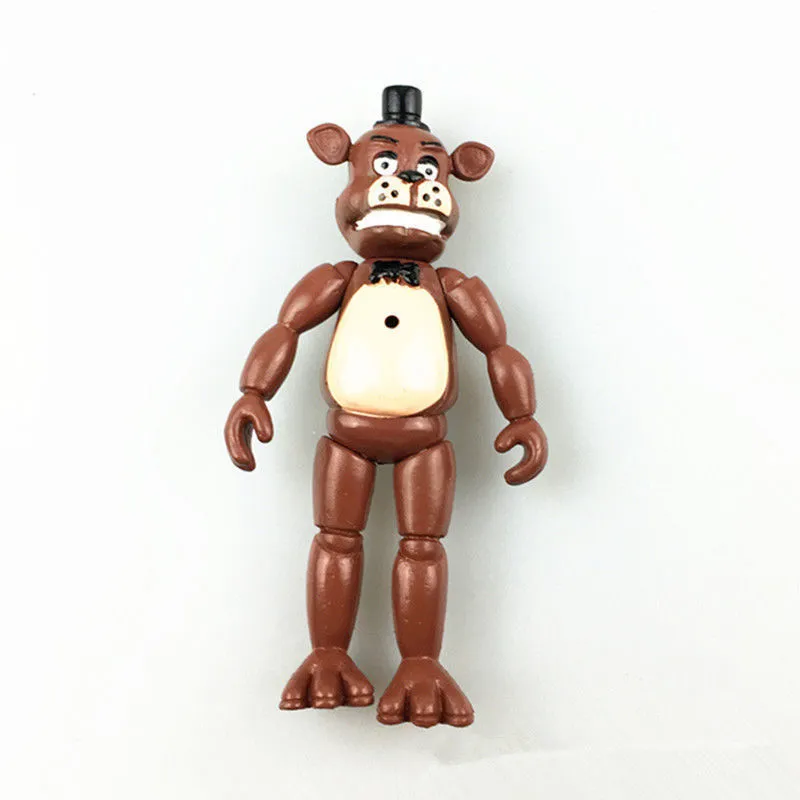 5 PCs A Set Five Standing Animal Dolls, 5.5 Inches Action Figures