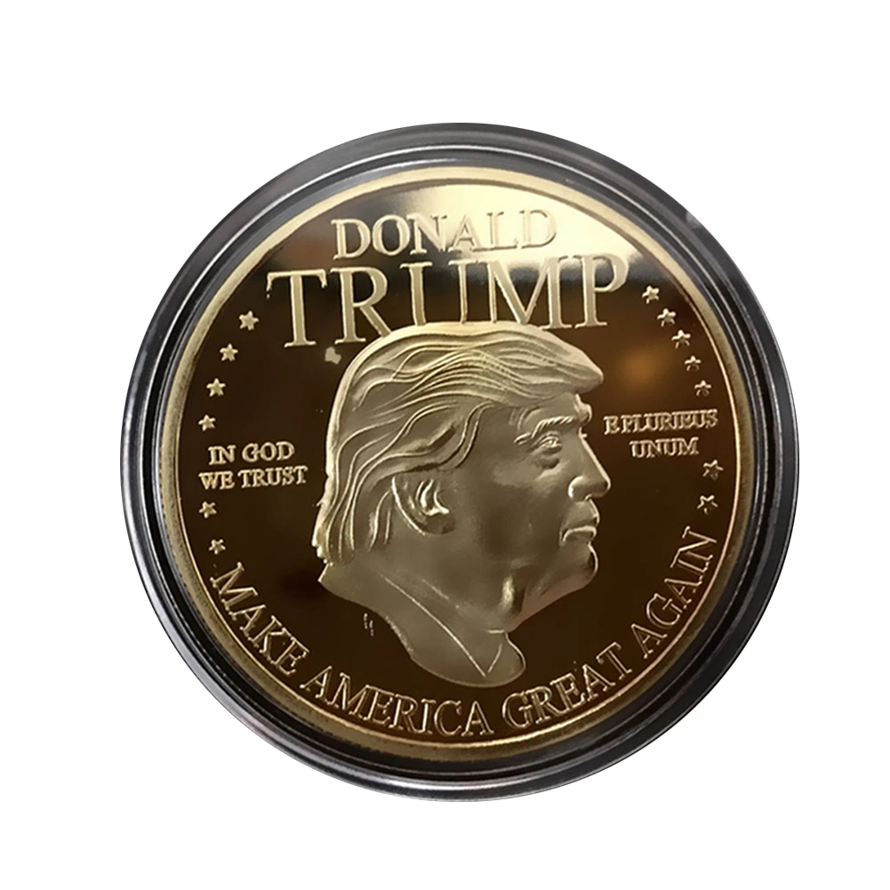 Donald Trump Virtual Commemorative Coin Gold Plated Commemorative Coin