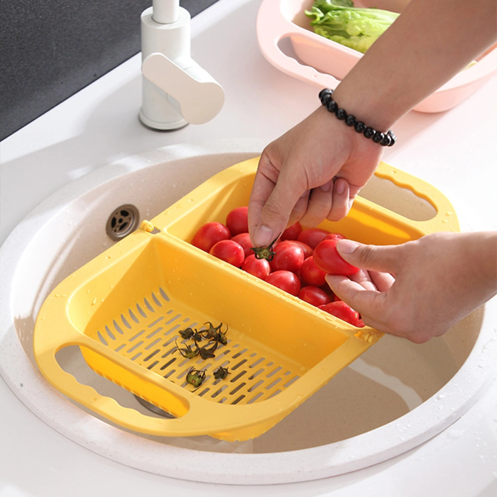 Kitchen Drain Container Extendable Foldable Hanging Drain Basket