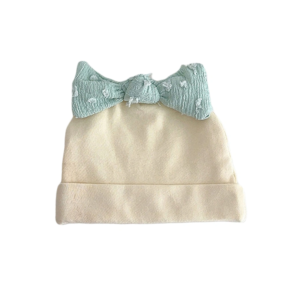 Cute Bowknot Hat Cap Beanie Bonnet Hospital Baby Hats Knot Headwraps