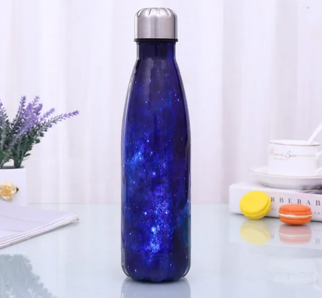 Coke Shape Casual Bottle, Vacuum Sports Insulated Water Flask 500ML
