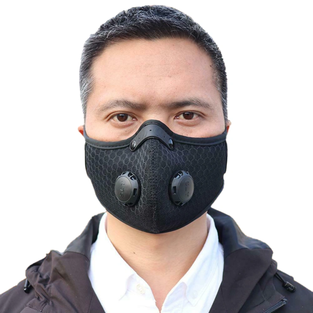 Unisex Face Shield, Wind Dust-proof Valve Filtration Sport Mask