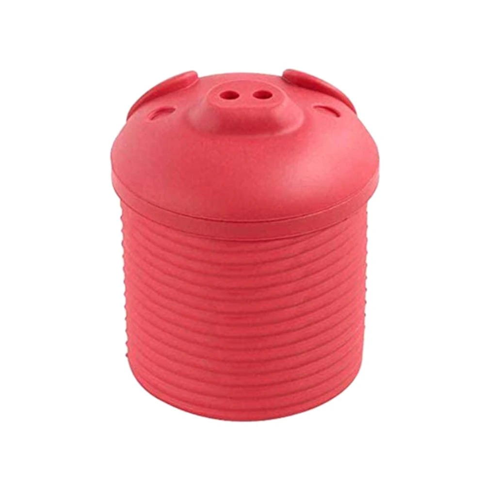 Bacon Grease Container, Piglet Shape Silicone Grease Collector