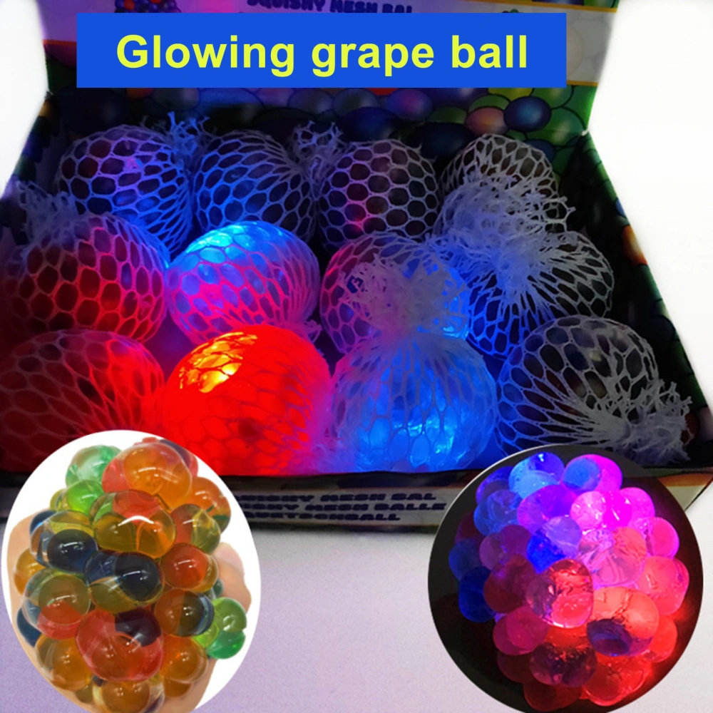 Decompression Color Bead Ball, Weird Luminous Grape Ball Toys