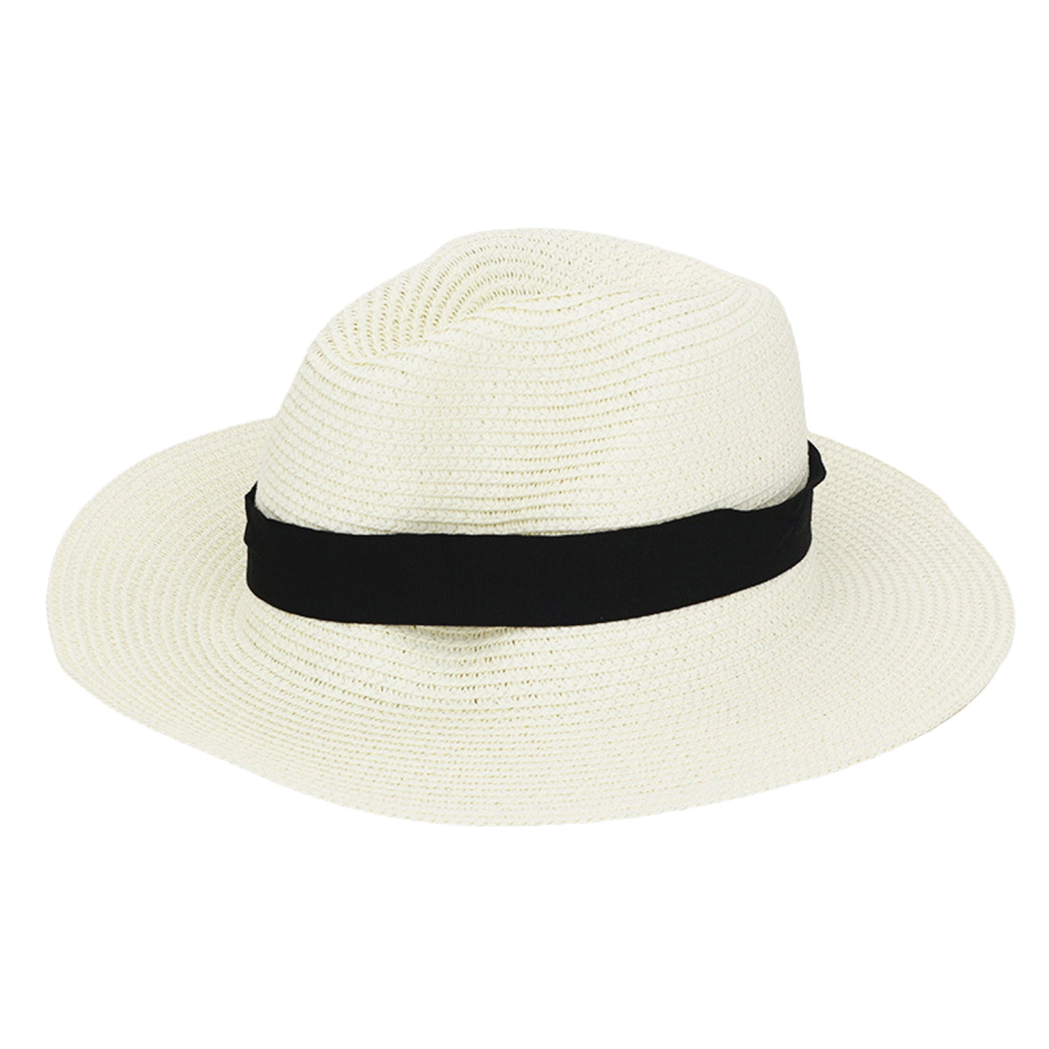 Women Men Panama Straw Hats Summer Breathable Sun Protection Cap