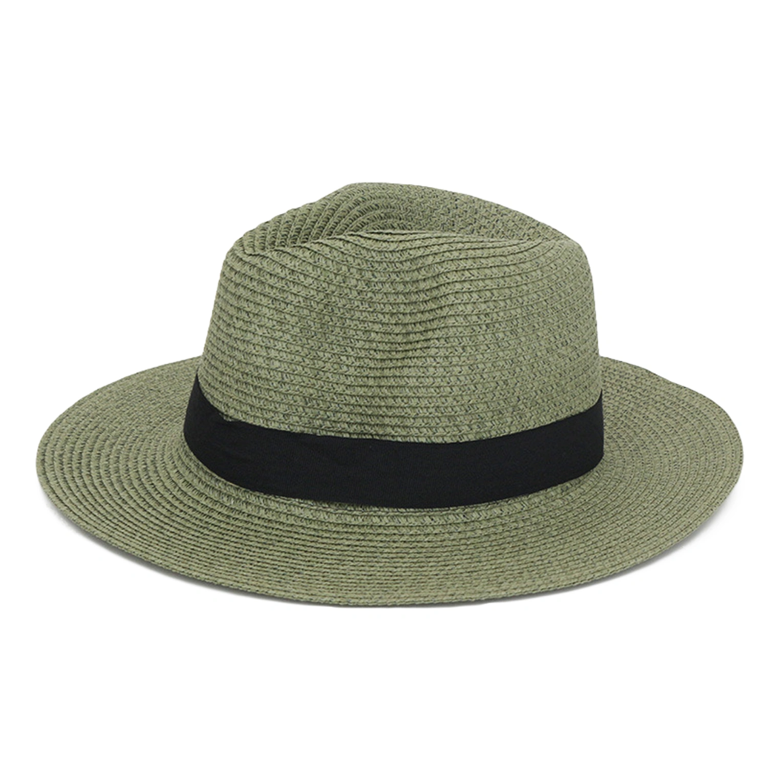 Women Men Panama Straw Hats Summer Breathable Sun Protection Cap