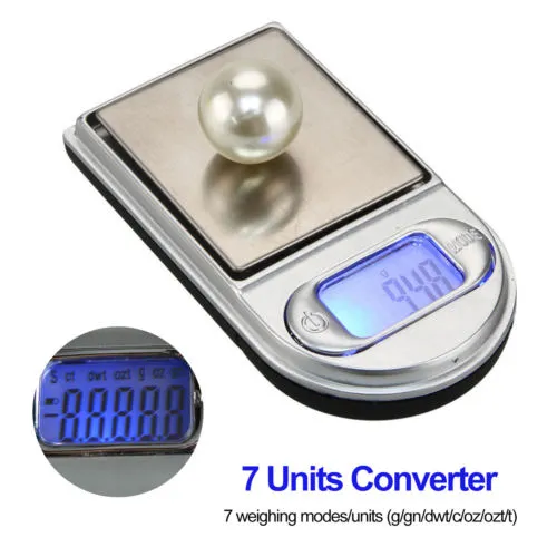 Mini Digital Scale, LCD Screen 0.01g High Accuracy Backlight Jewelry Scale