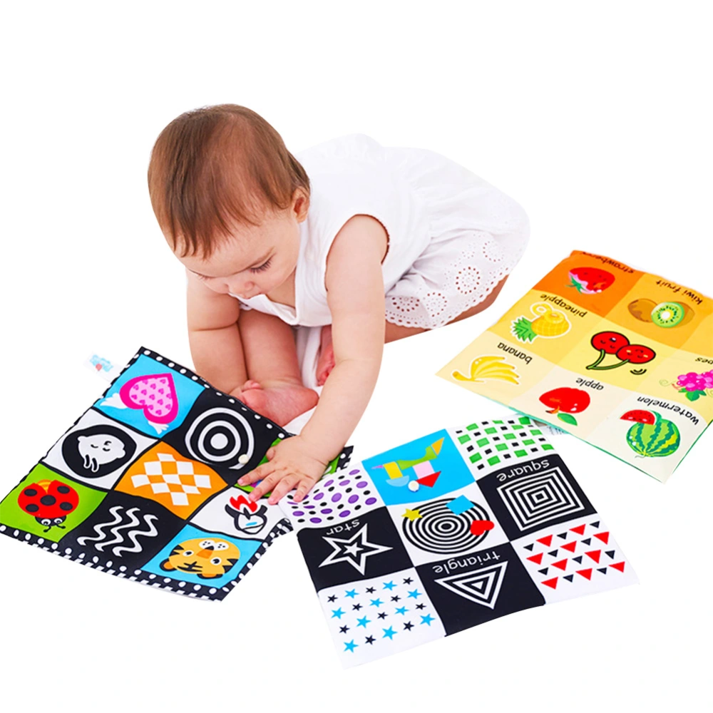 Baby Early Educational Book Soft Cloth Cartoon Learning Tear-proof Toy