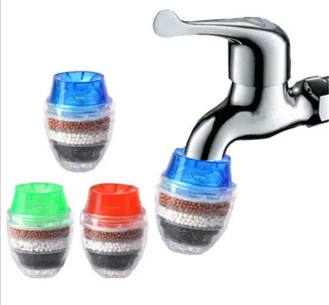 Clean Water Filtration Cartridge, Mini Removable Tap Water Filter